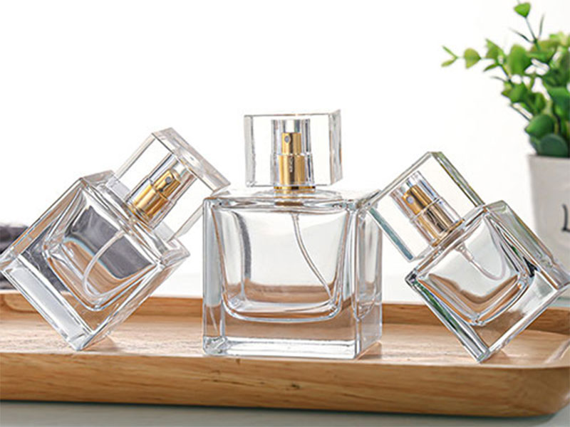 Square Glass Perfume Bottles