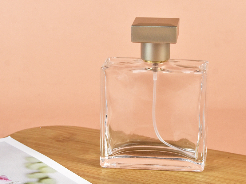 50ml square perfume glass spray bottle