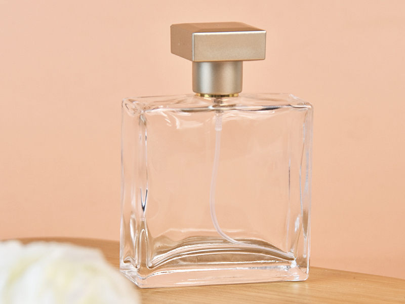 50ml square perfume glass spray bottle