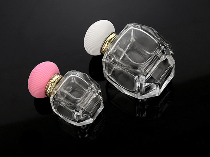 50ml bayonet glass octagonal cone perfume bottle packaging in stock