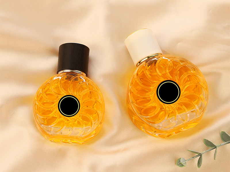 30/50/100ml Oval sunflower glass perfume bottle cosmetic bottle
