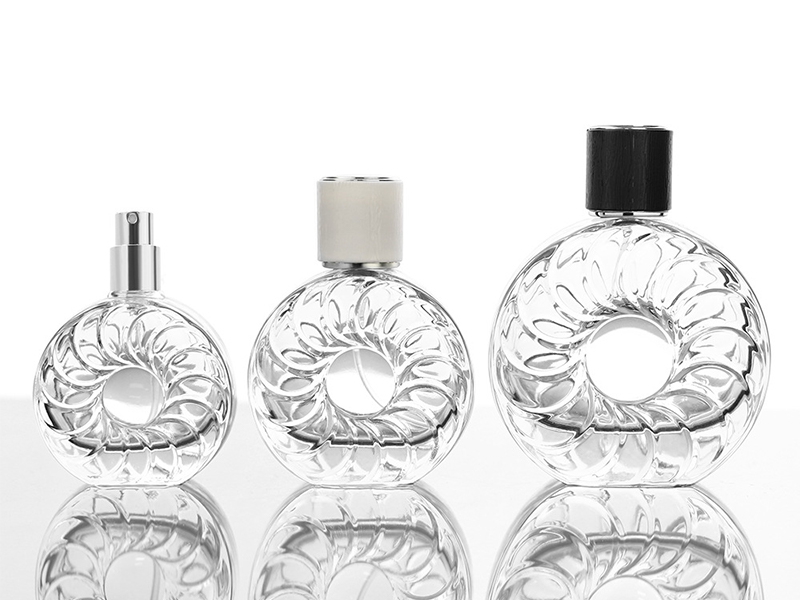 30/50/100ml Oval sunflower glass perfume bottle cosmetic bottle