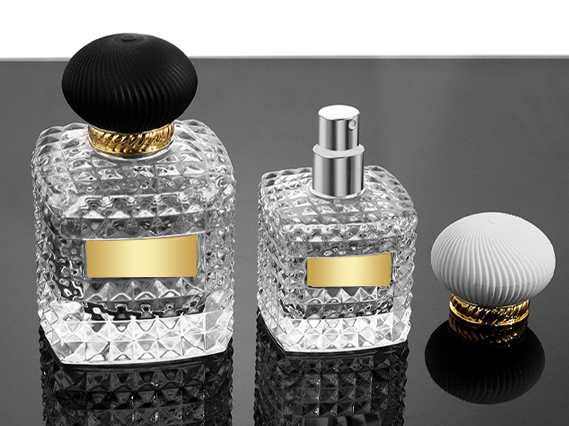 50/100ml perfume bottle square grid spray bottle hot sale