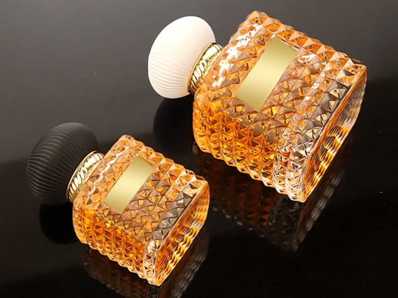 50/100ml perfume bottle square grid spray bottle hot sale