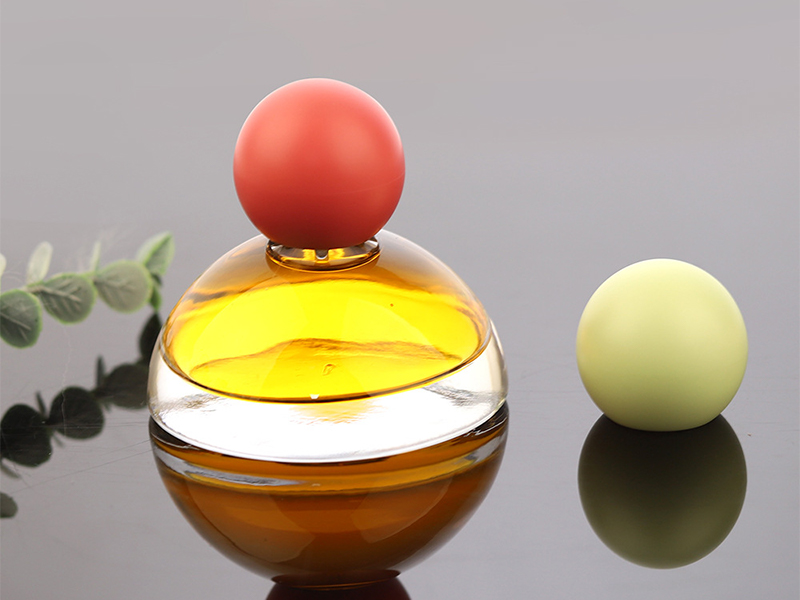 Semicircular 30ml thick bottom glass perfume bottle aromatherapy bottle