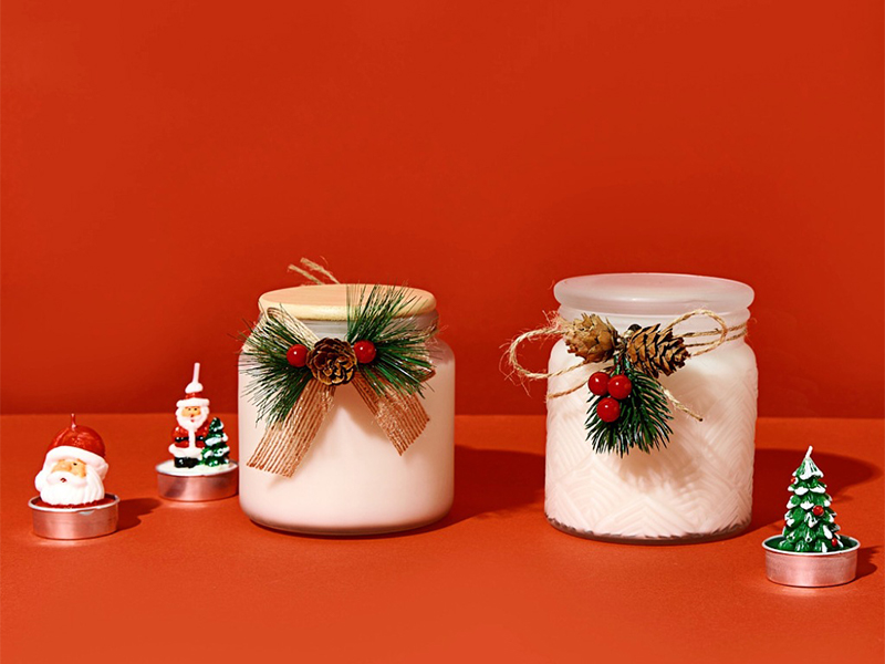 500ml Large Capacity DIY Christmas Festival Candle Jar