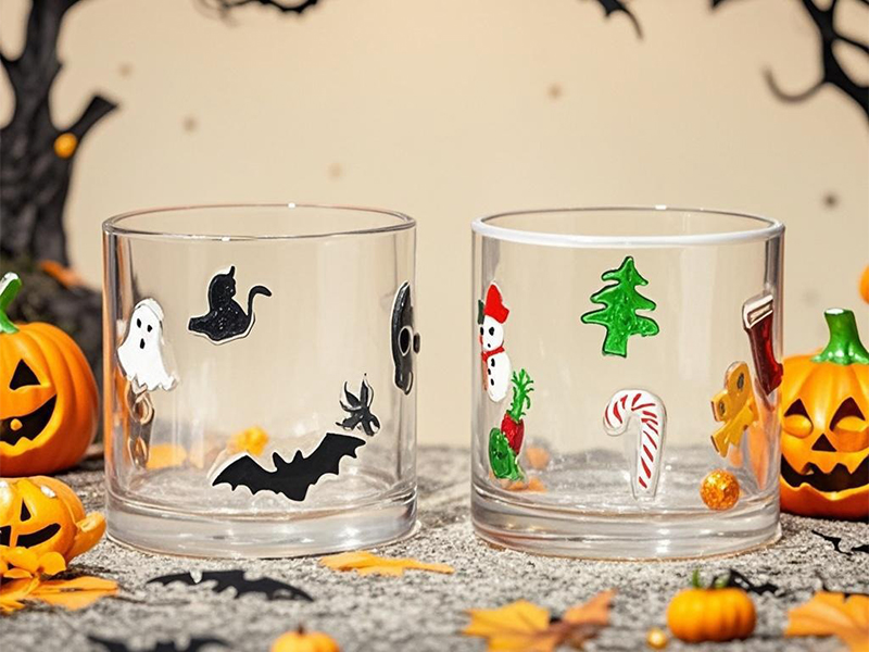 Embossed glass jars wholesale aromatherapy candle empty cup