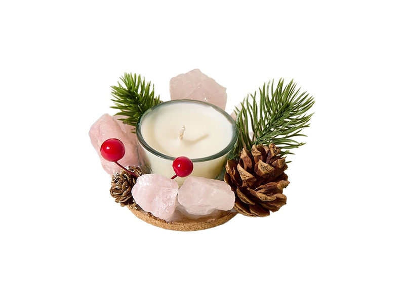 Christmas decoration candle cup glass candle holder