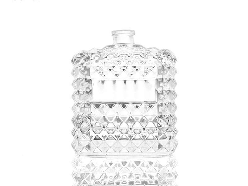 50/100ml perfume bottle square grid spray bottle hot sale