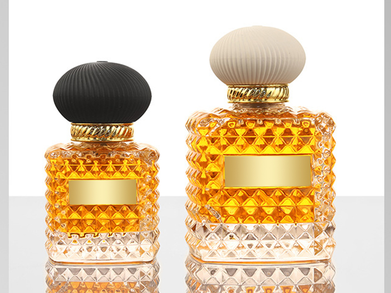 50/100ml perfume bottle square grid spray bottle hot sale
