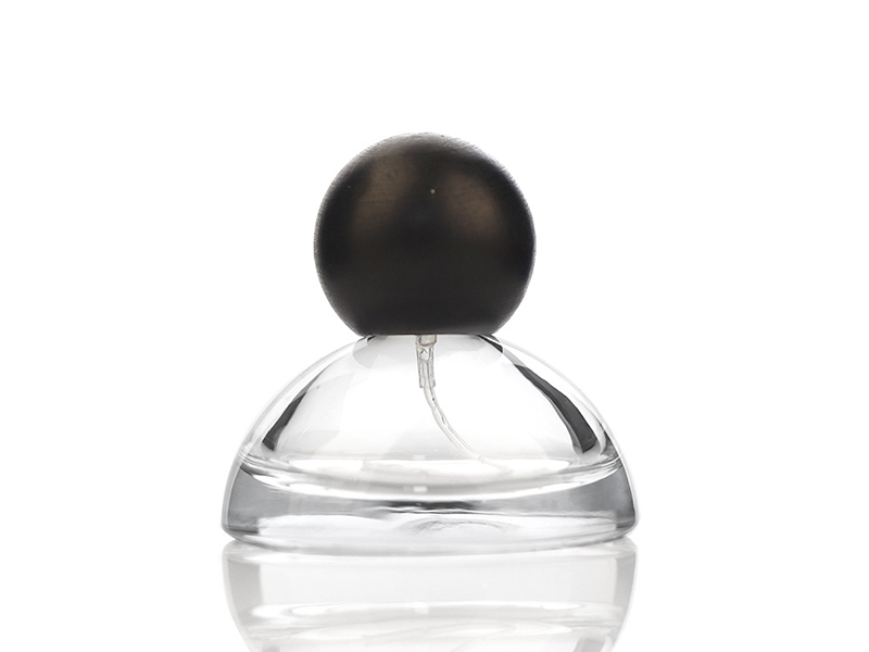 Semicircular 30ml thick bottom glass perfume bottle aromatherapy bottle