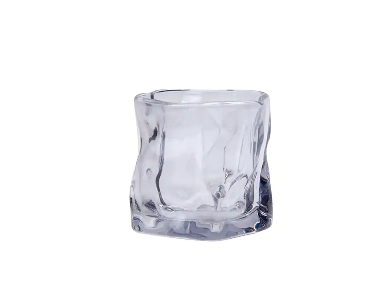 Creative aromatherapy candle cup with wooden lid glass jar