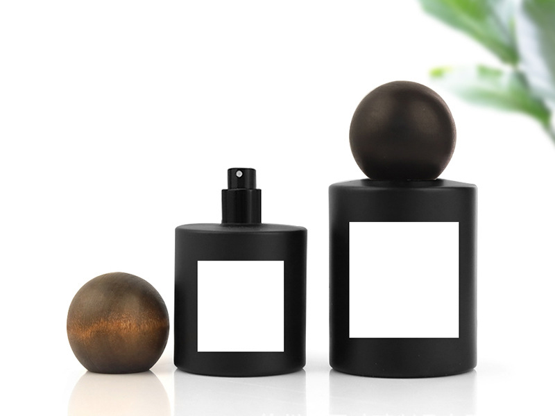 30ml50ml ebony agarwood perfume bottle black