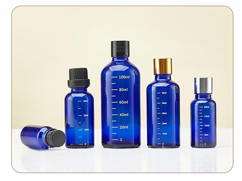 Brown scale inner stopper essential oil bottle dropper bottle