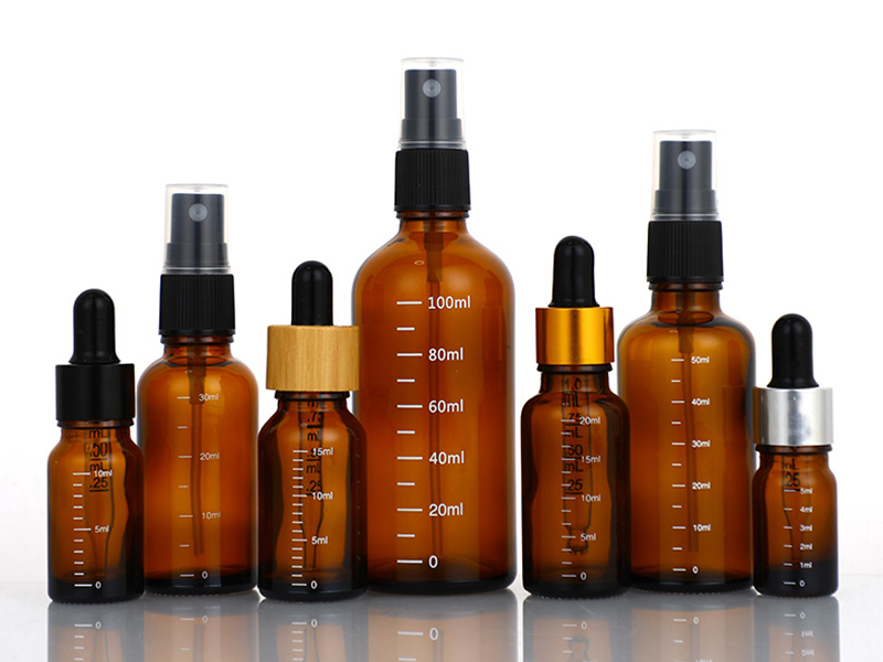 5ml graduated glass essential oil bottle for cosmetic essence