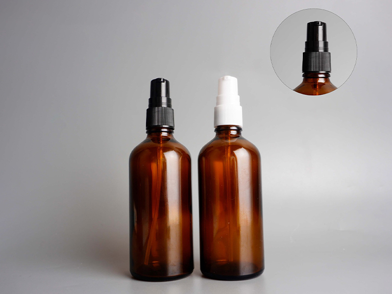 10ml-100ml brown dropper/roller essential oil bottle with seal cap