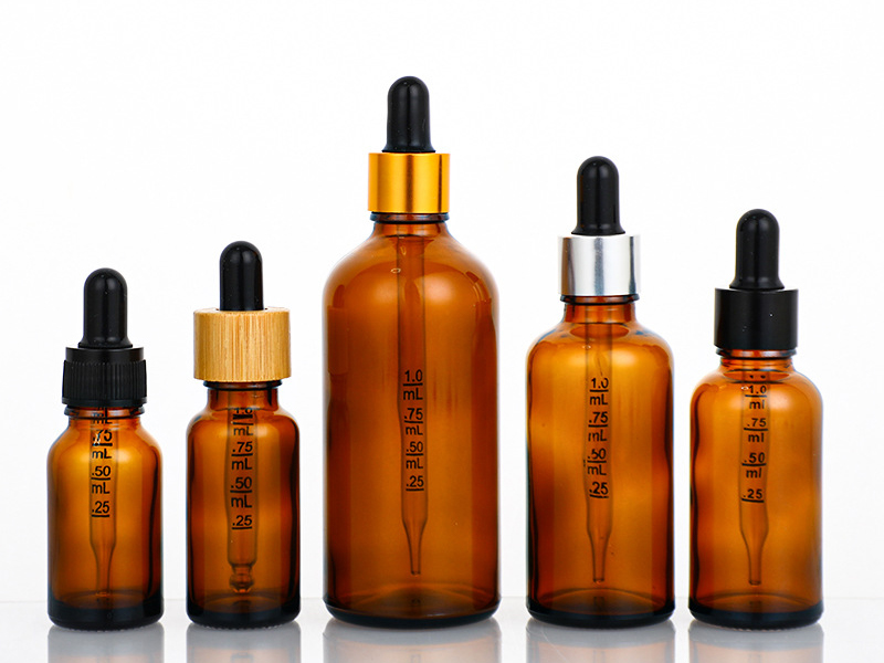 5ml graduated glass essential oil bottle for cosmetic essence