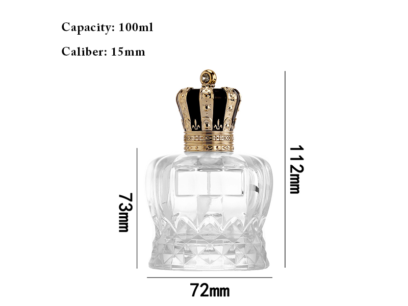 Perfume bottle 50/100ml bayonet glass spray bottle bare bottle