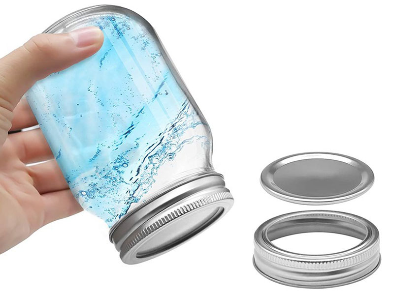 Transparent thickened Mason storage jars jam sealed jars pickle jars