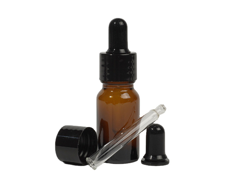 10ml-100ml brown dropper/roller essential oil bottle with seal cap