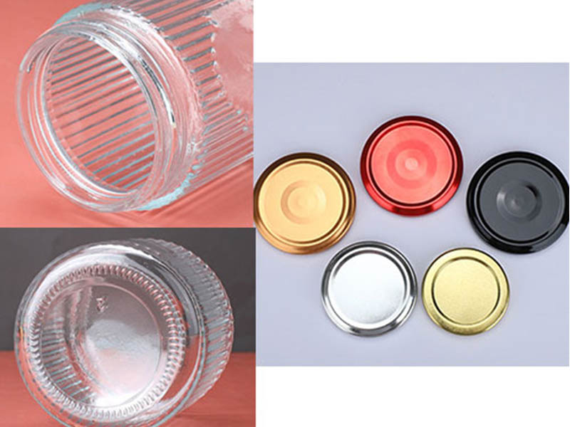 100ml -500ml Striped Round Honey Jars