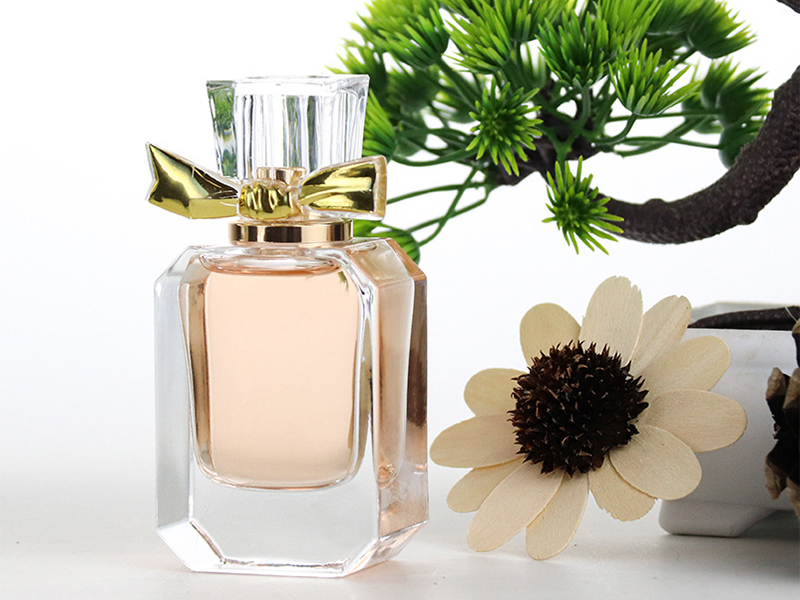 30ml50ml perfume bottle square glass push spray bottle