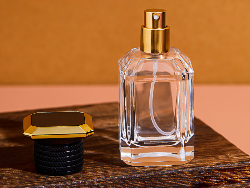 Bare bottle bayonet glass perfume bottle cosmetics packaging bottle