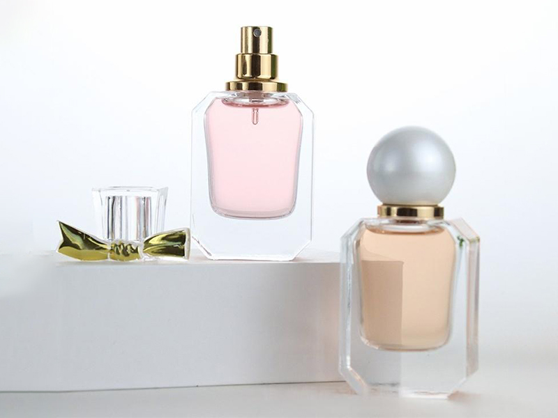 30ml50ml perfume bottle square glass push spray bottle