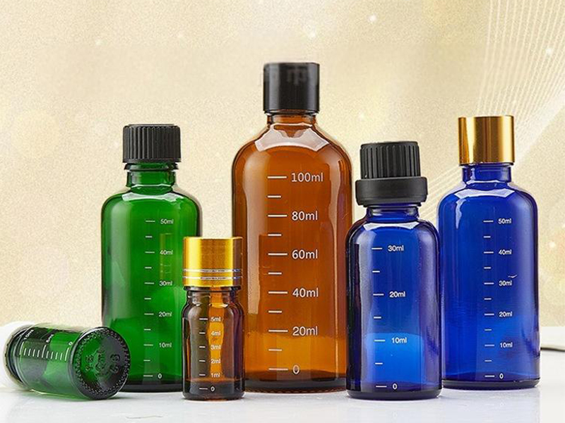 Brown scale inner stopper essential oil bottle dropper bottle