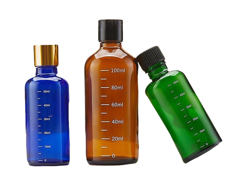 Brown scale inner stopper essential oil bottle dropper bottle