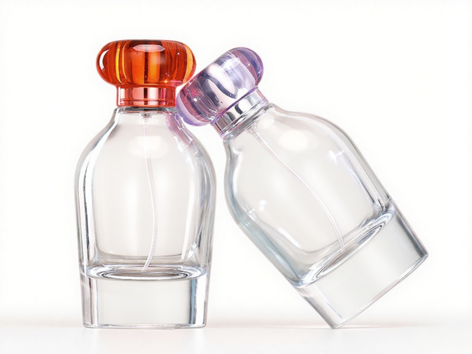 15 bayonet glass perfume bottle transparent 100 ml