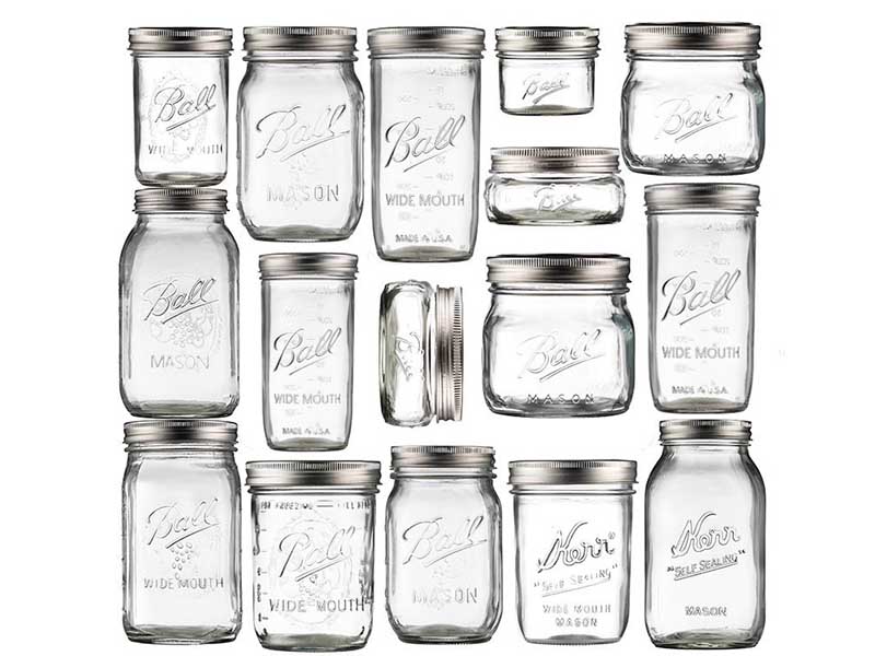 Sealed jar Mason jar glass transparent jam jar beverage cup jam jar