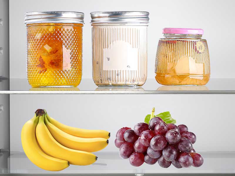 Multipurpose airtight glass jar food grade with lid