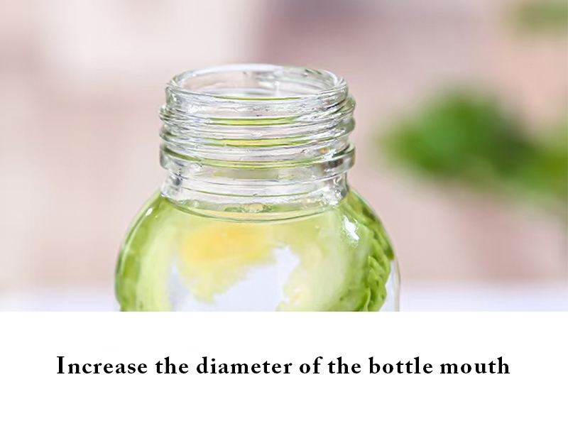 Wholesale square round glass juice bottle with lid