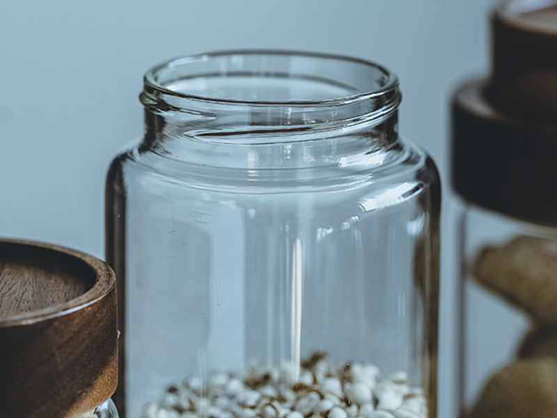 Food grade glass storage jars sealed jars with lids storage glass jars