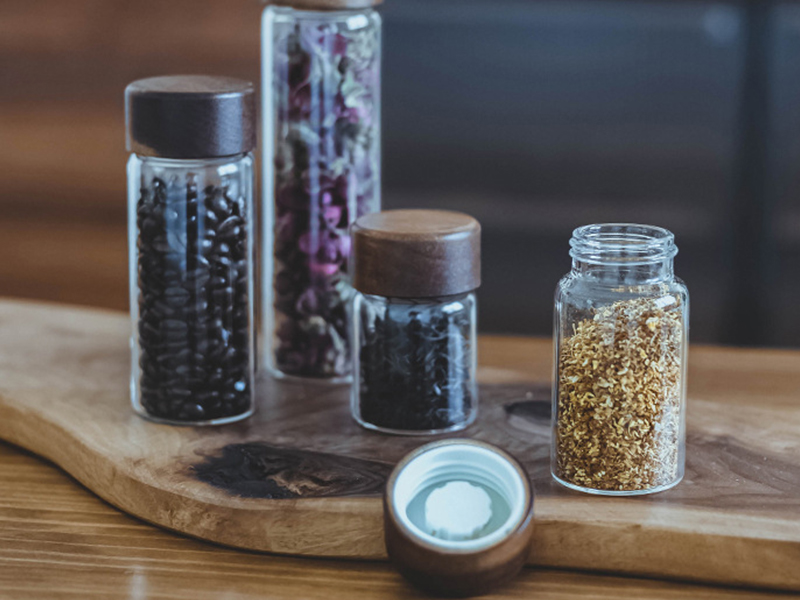 Food grade glass storage jars sealed jars with lids storage glass jars