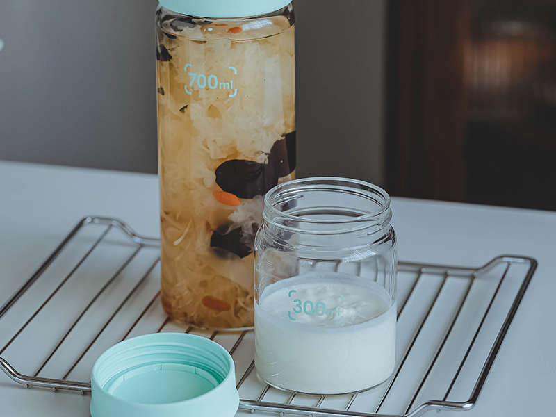 Honey glass jar sealed jar storage jar yogurt cup breakfast cup