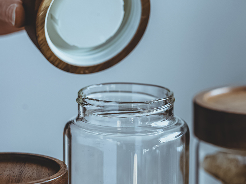 Food grade glass storage jars sealed jars with lids storage glass jars