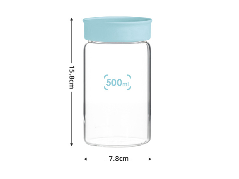 Honey glass jar sealed jar storage jar yogurt cup breakfast cup